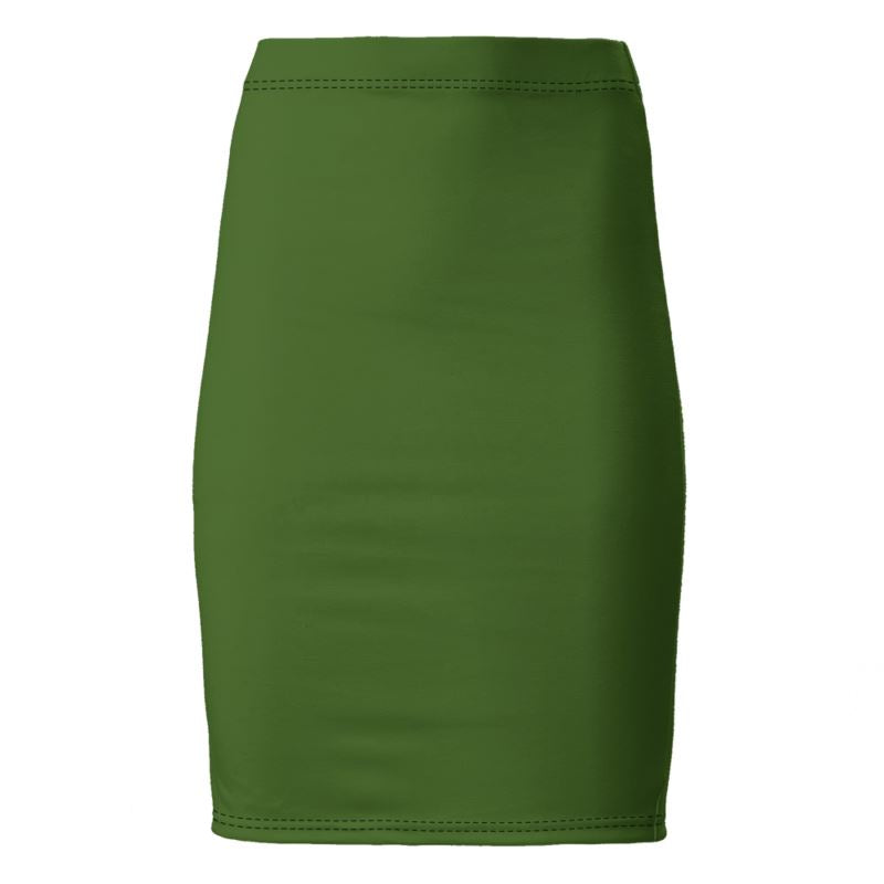 Two Tone Safari Pencil Skirt
