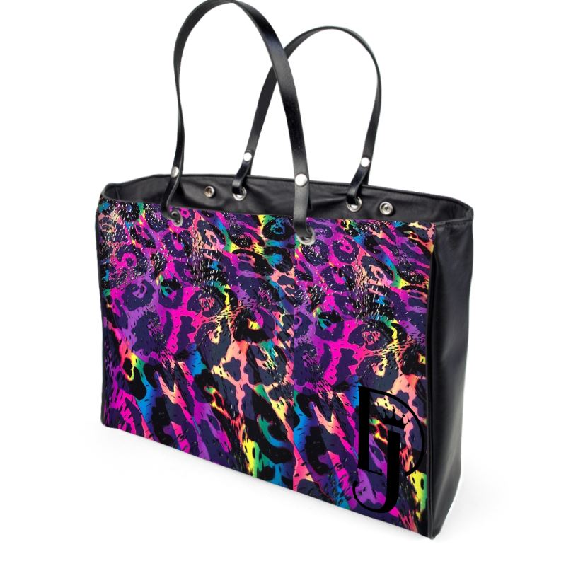 Multi-Color Animal Print Tote