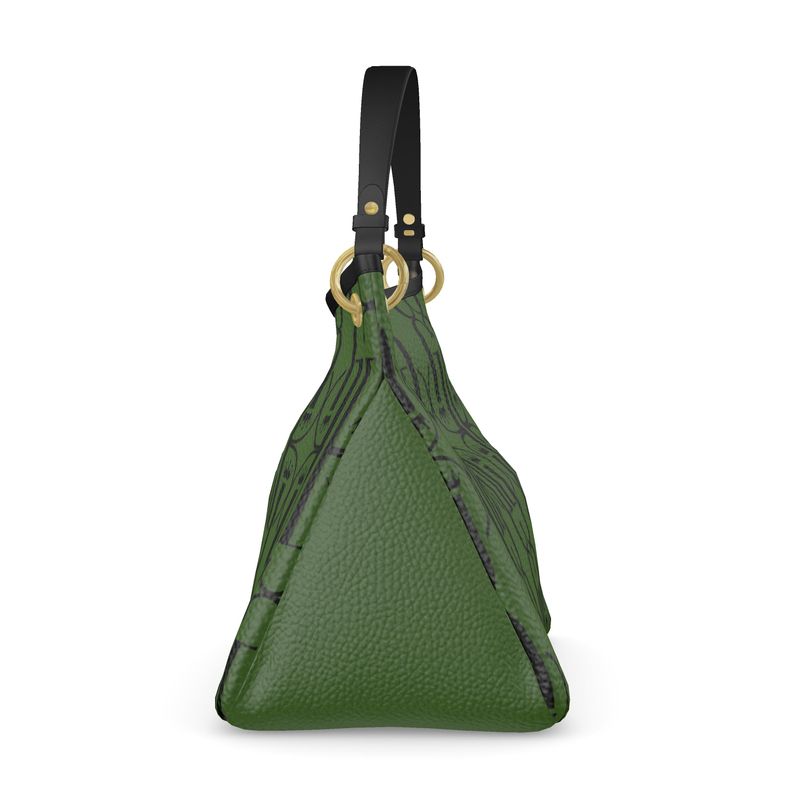 Denisha Julea Olive Green SlouchbBag