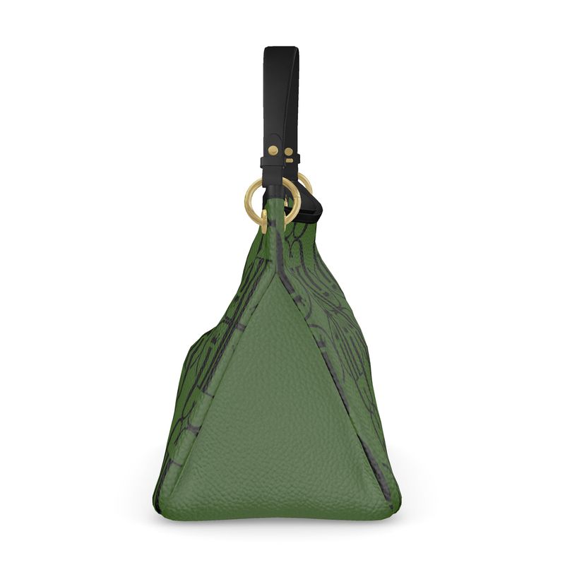 Denisha Julea Olive Green SlouchbBag