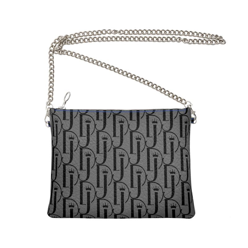 Denisha Julea Grey Logo Crossbody