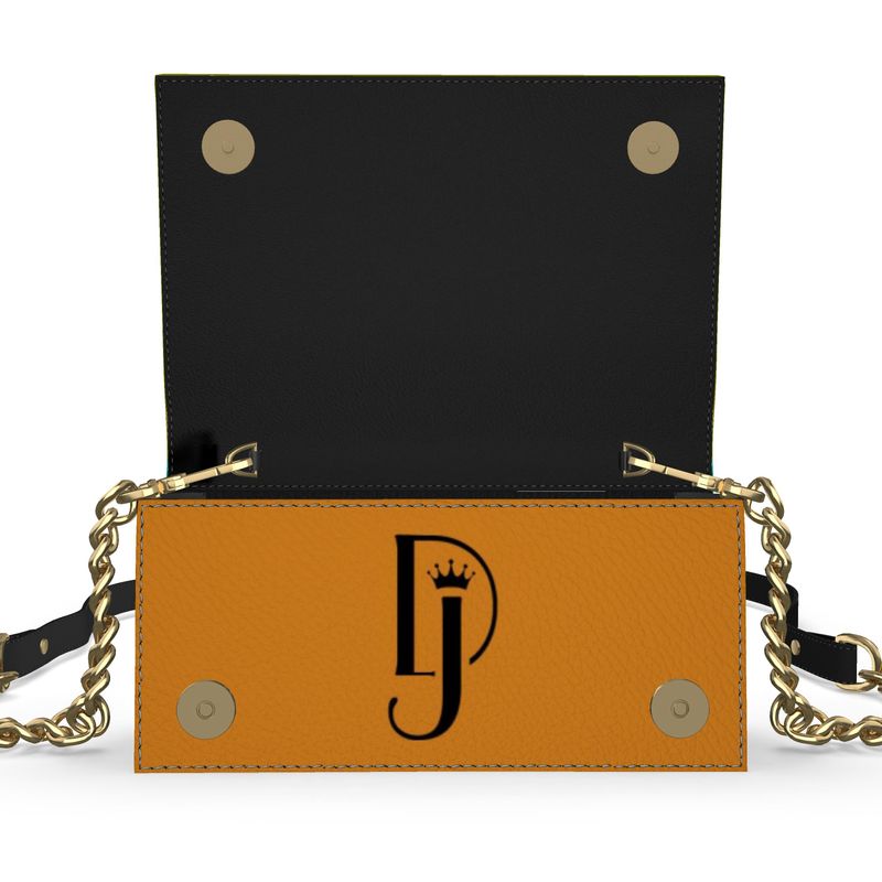 Leather Sea Leaf Evening Bag