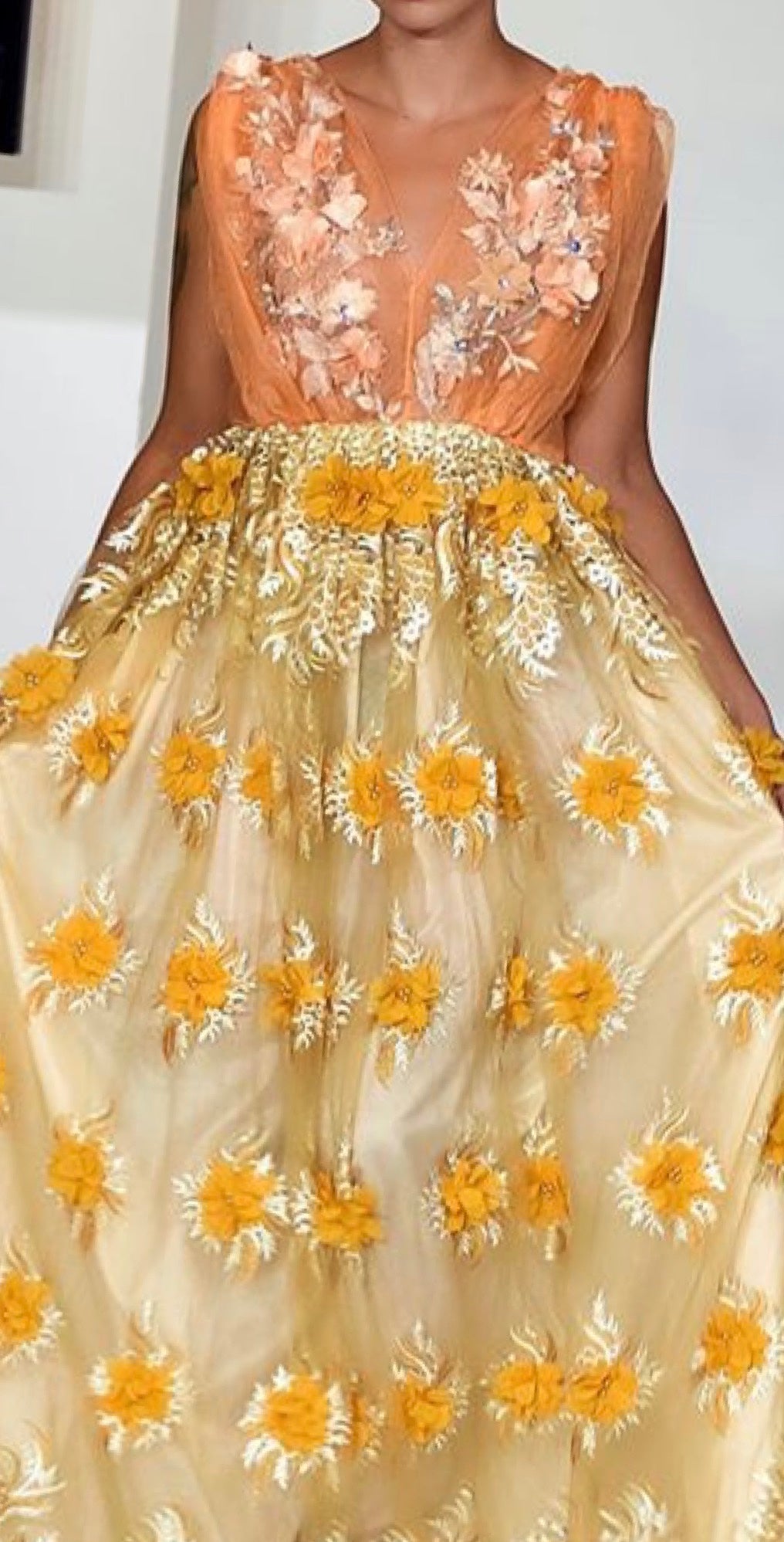 Denisha Julea - Peach Sunset Gown