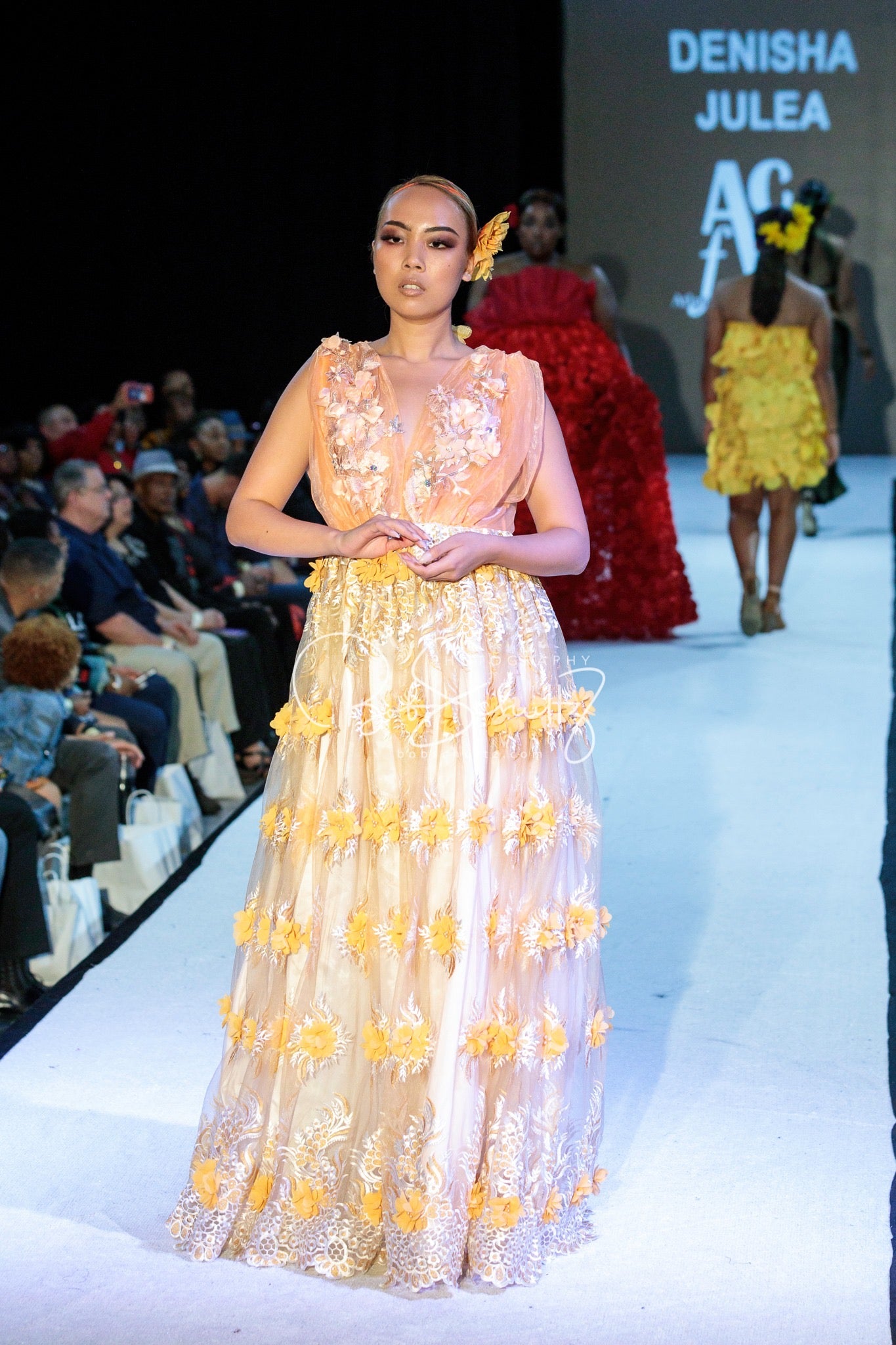 Denisha Julea - Peach Sunset Gown