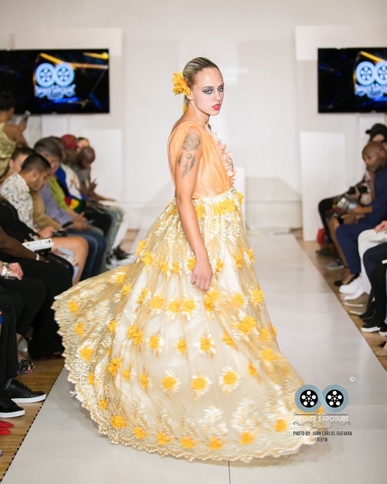 Denisha Julea - Peach Sunset Gown